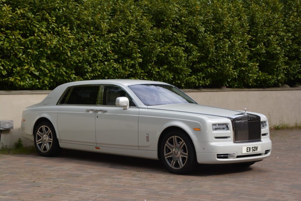 Rolls Royce Phantom Series II EWB Hire for weddings, private events and more