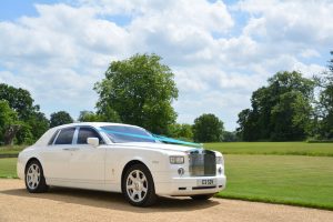 White Rolls Royce Phantom For Hire - Grand Luxury Chauffeurs