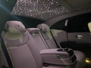Black Rolls Royce Ghost Series II Hire - Grand Luxury Chauffeurs
