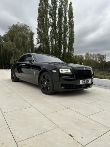 Black Rolls Royce Ghost Series II Hire - Grand Luxury Chauffeurs