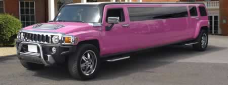 Pink Hummer H3 Limo