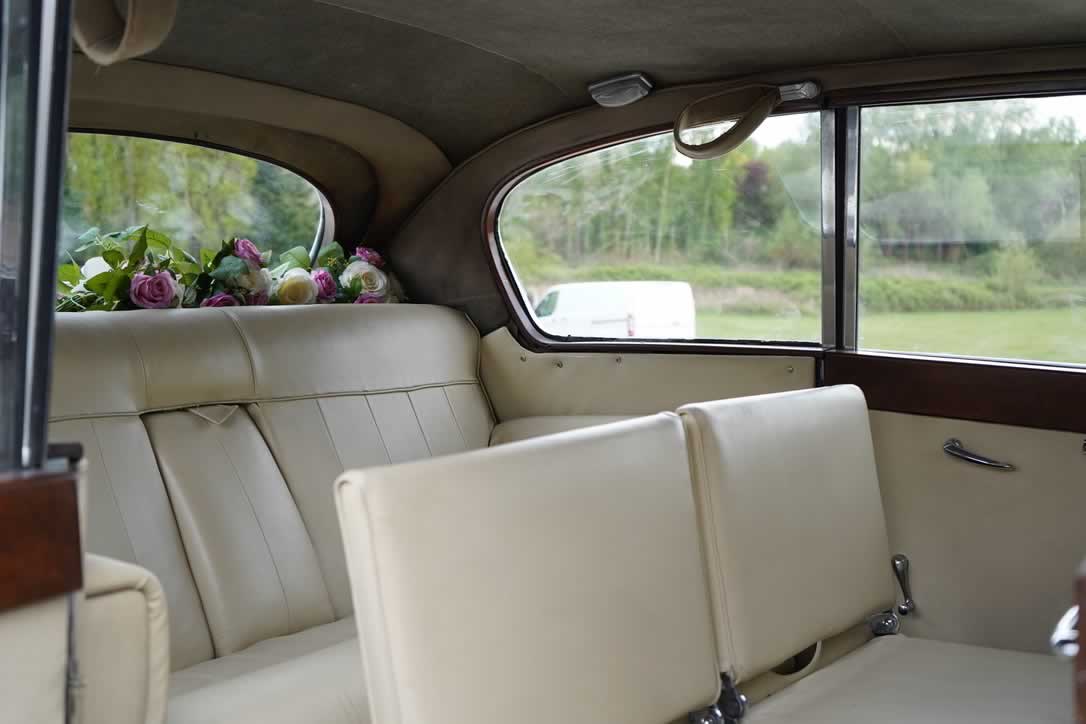 Austin Princess rear cabin with occasional seating shown