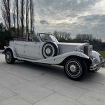 Beauford Open Tourer 3/4 side with roof down