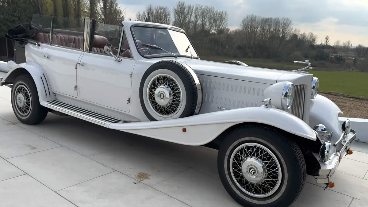 Beauford Open Tourer wedding car hire