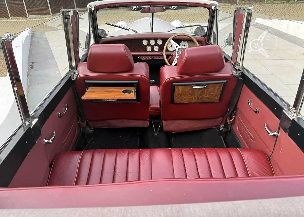 Beauford Open Tourer interior from above