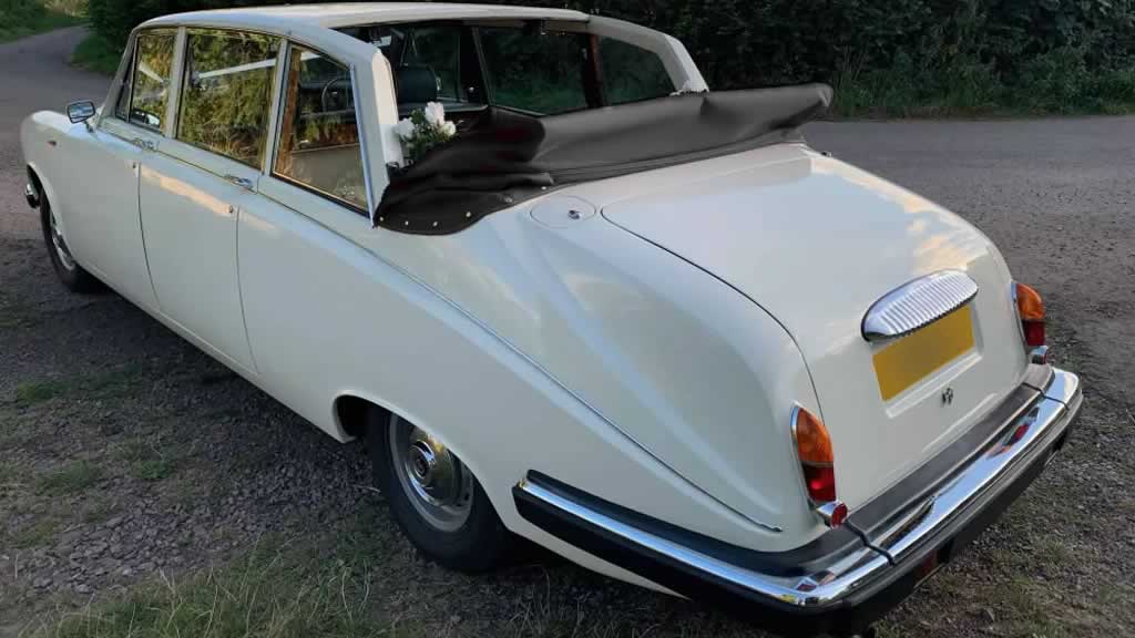 Daimler 420 Landaulette rear roof down