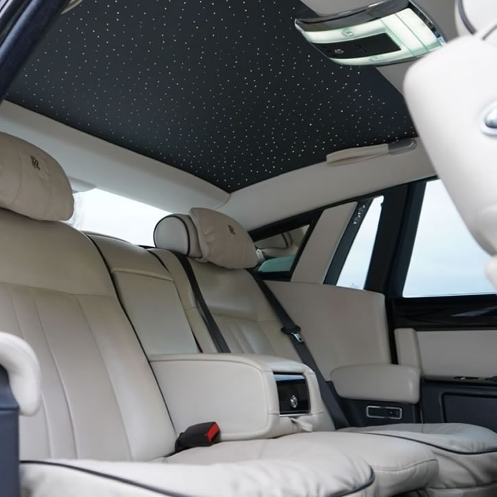 Rolls-Royce Phantom Series II SWB interior rear leather seating
