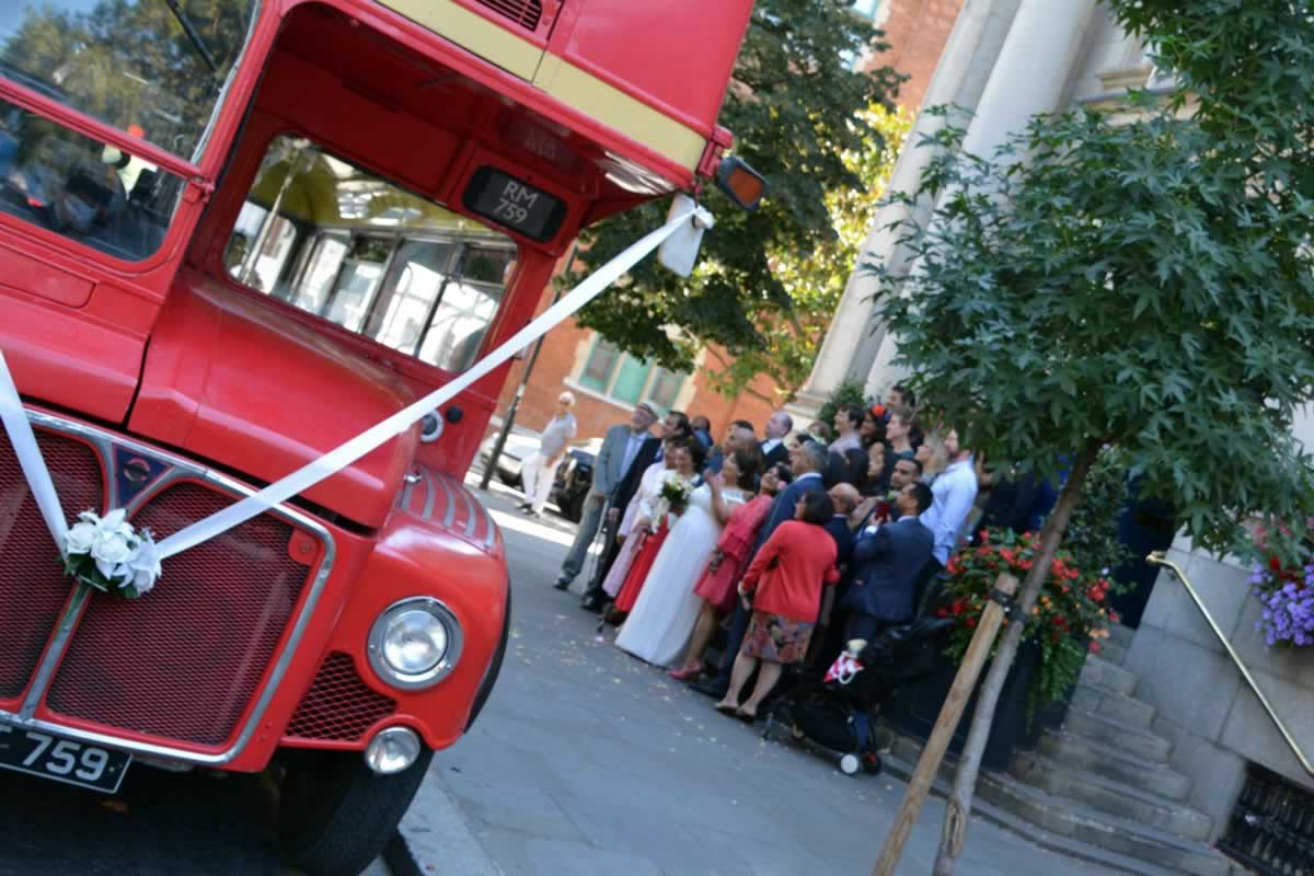 London wedding bus hire3