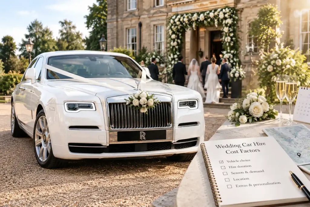What Affects the Cost of Wedding Car Hire